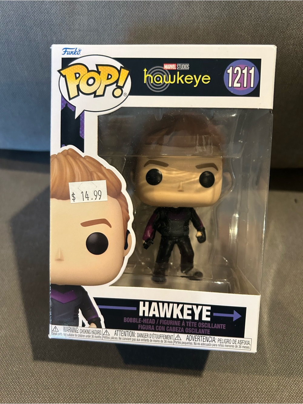 Funko Pop! Hawkeye Vinyl Figure - Purple and Black